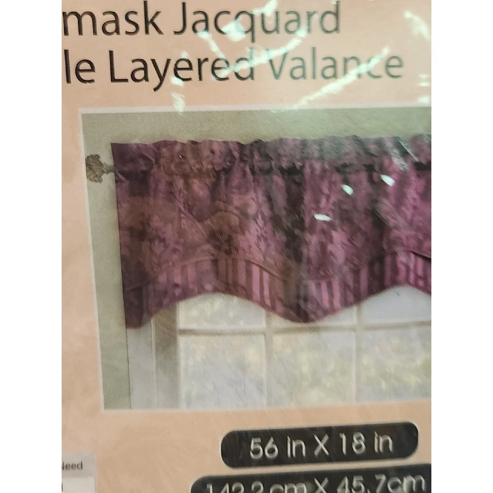 Damask Jacquard Double Layered  2-Pack 56